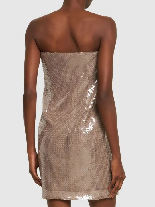 16arlington   Mirai sequined strapless mini dress 