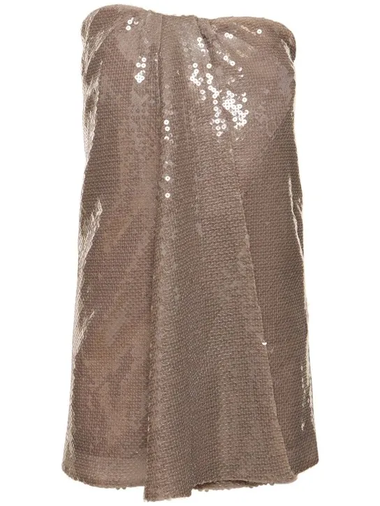 16arlington   Mirai sequined strapless mini dress 