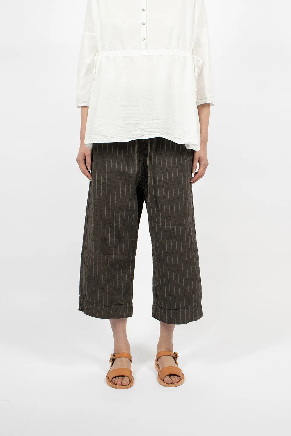 23_251 Pinstripe W&S Trousers Antracite