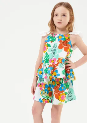 Amie Flower Print Short