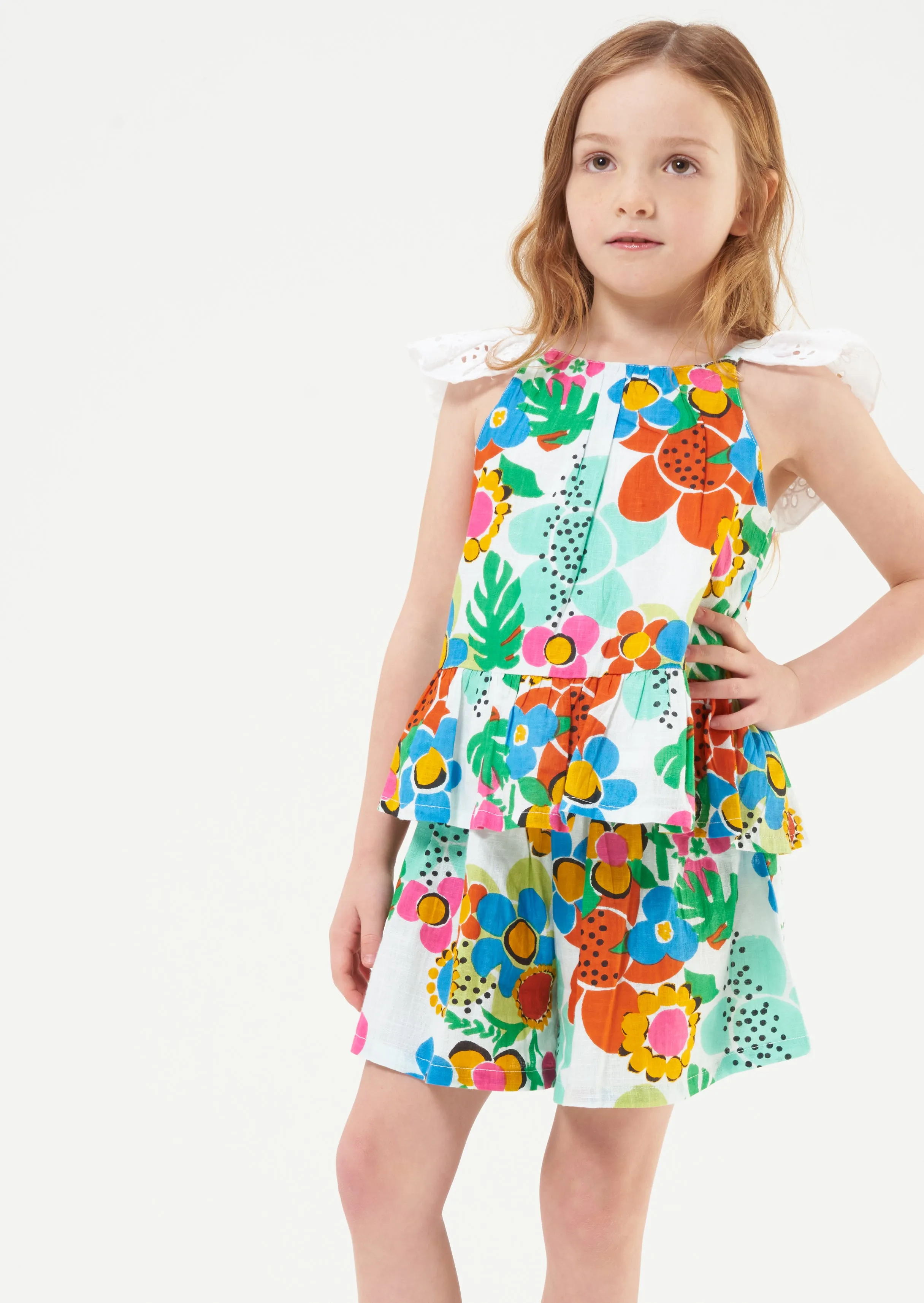 Amie Flower Print Short