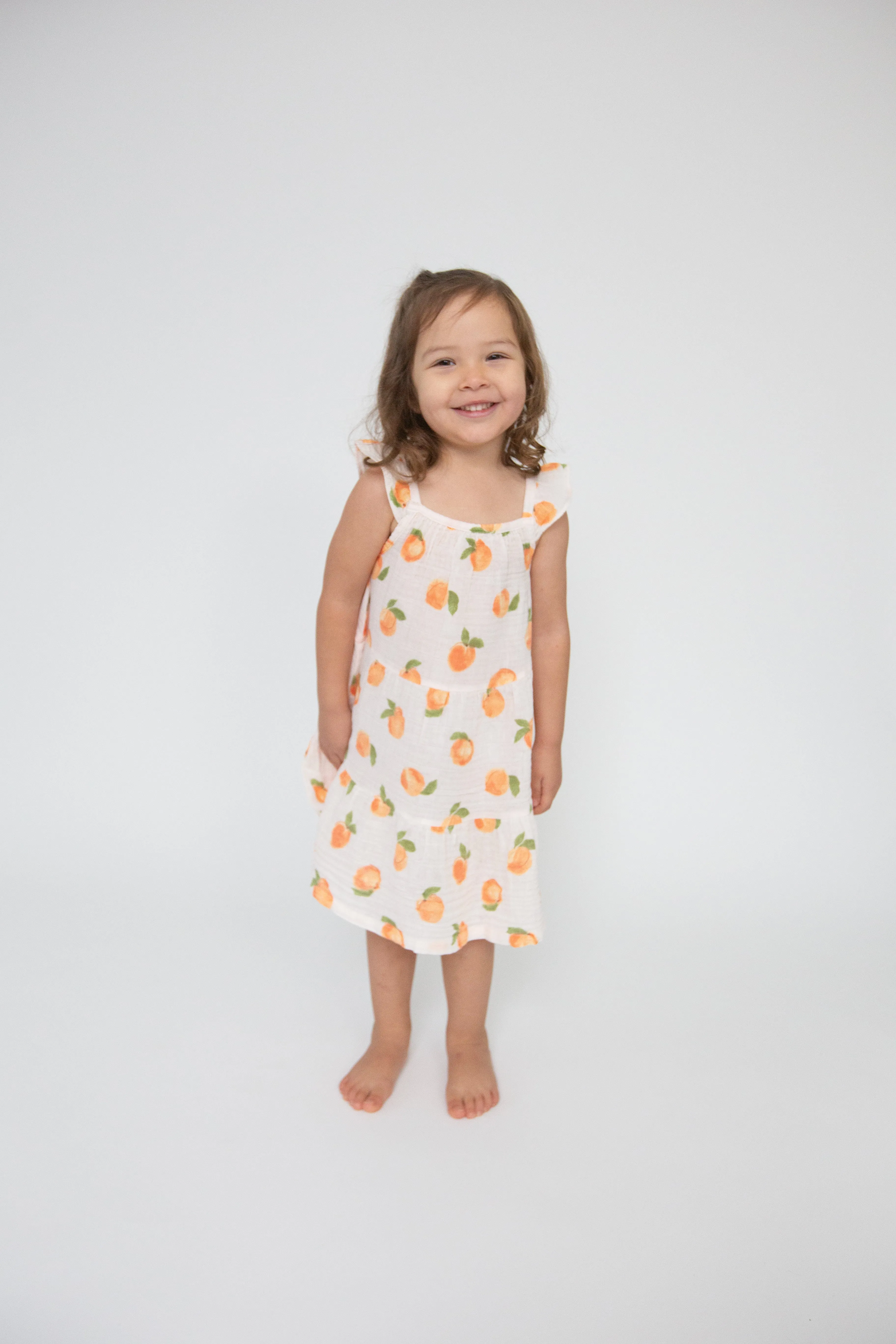 Angel Dear Twirly Sundress - Peaches