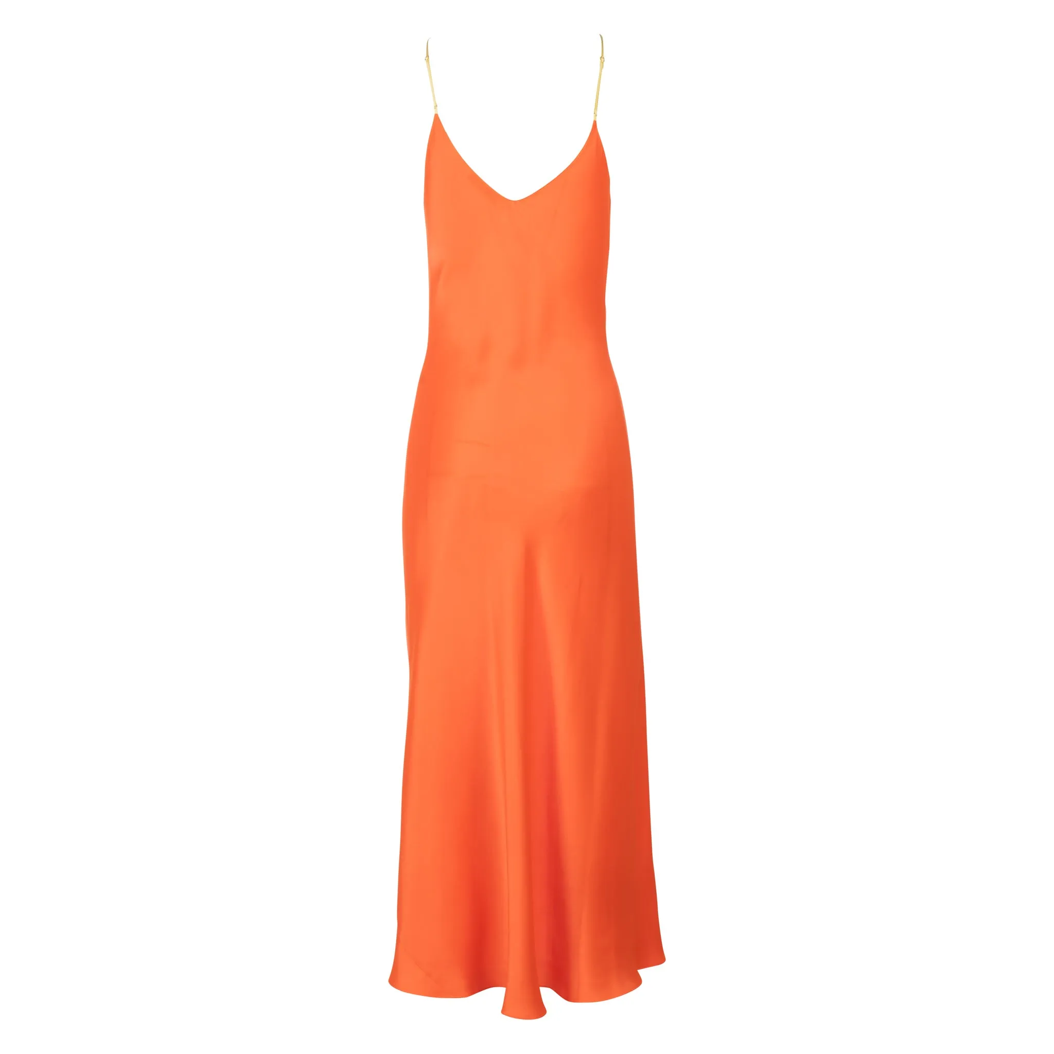 Citrus Midi Dress with Contrast Straps