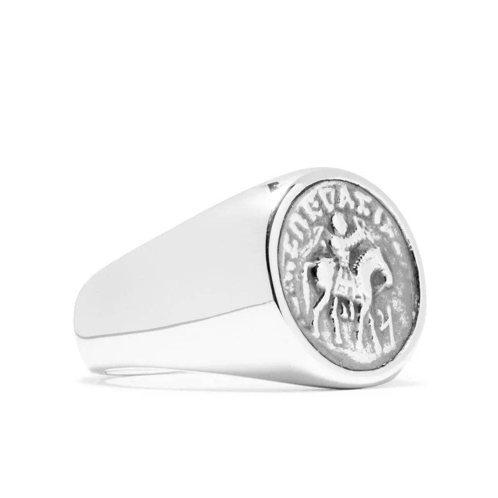 Coin Ring - 925 Sterling Silver