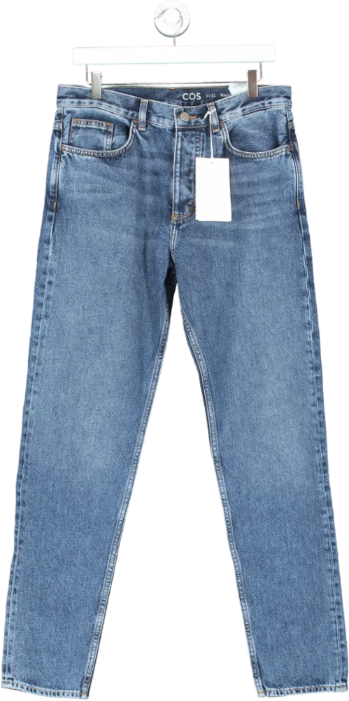 cos Blue Straight Leg Recycled Cotton W31