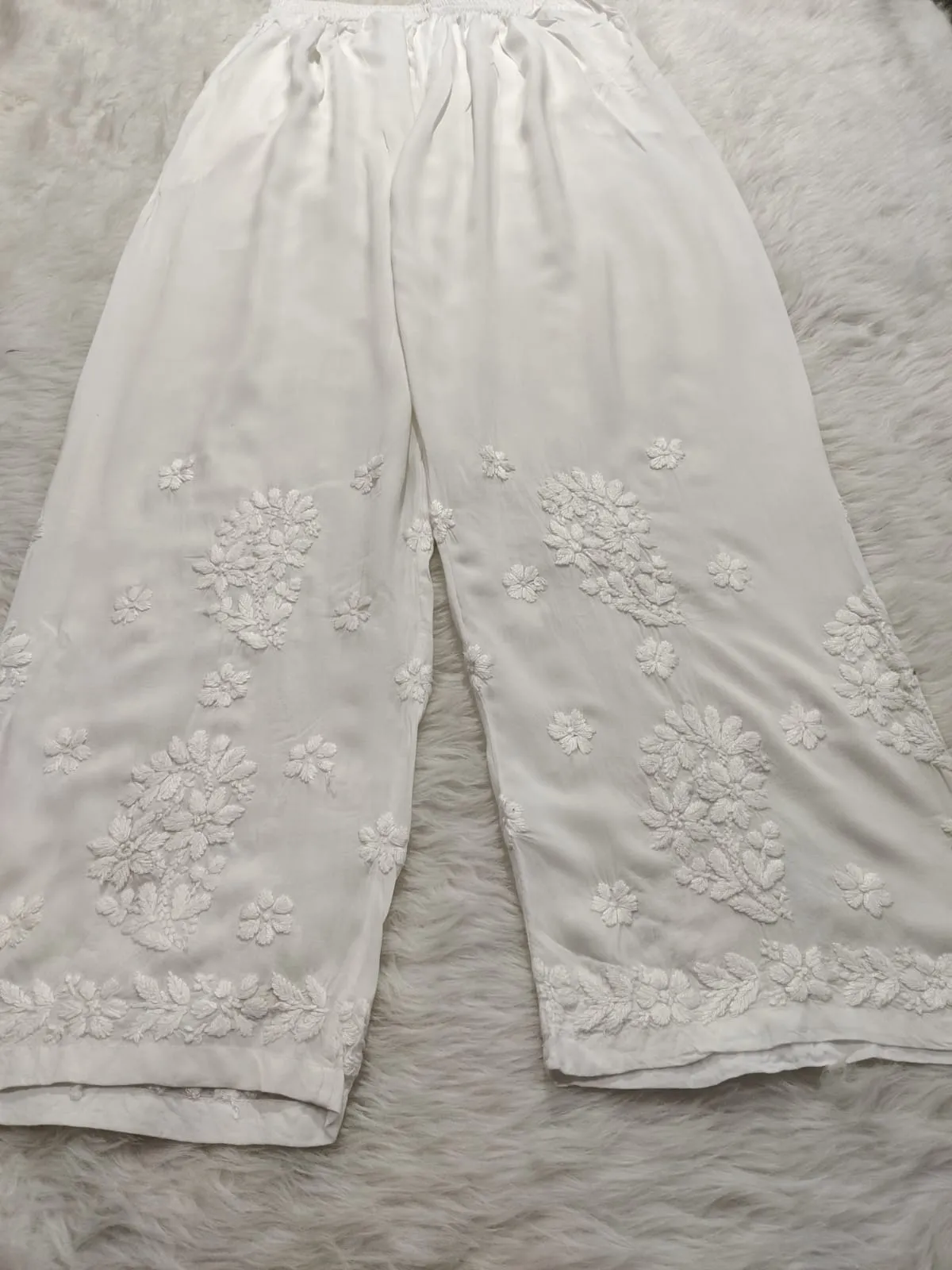 Dolly Premium Modal Chikankari Pallazo.