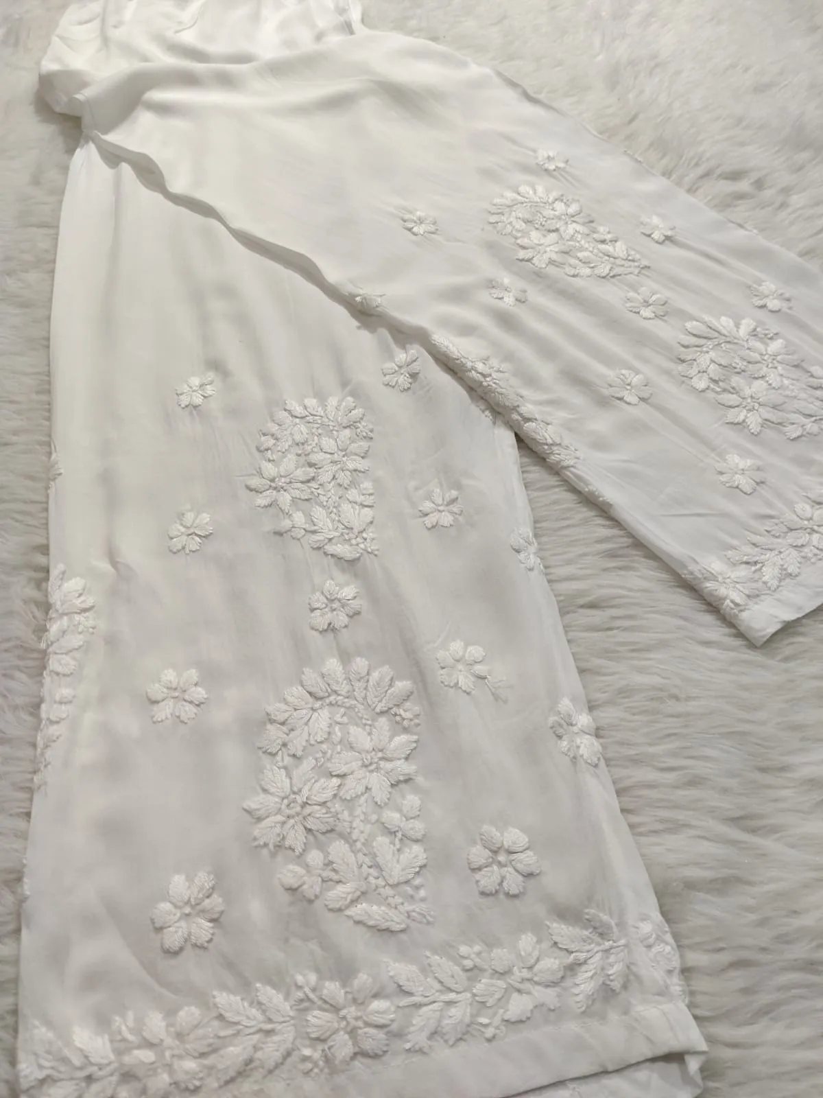 Dolly Premium Modal Chikankari Pallazo.