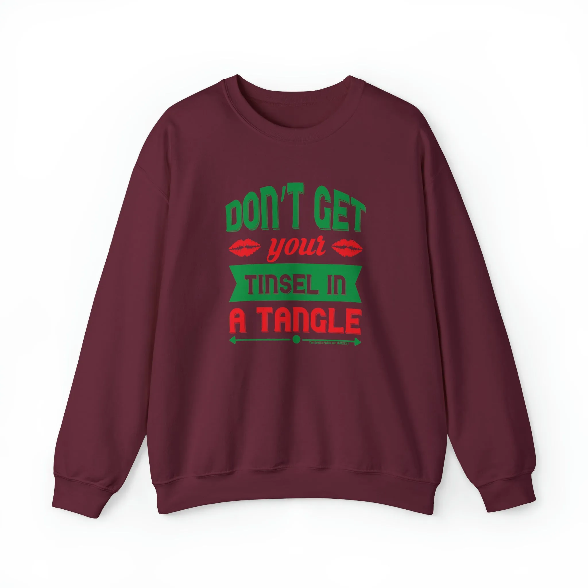 Don't Get Your Tinsel In A Tangle Crewneck Sweatshirt