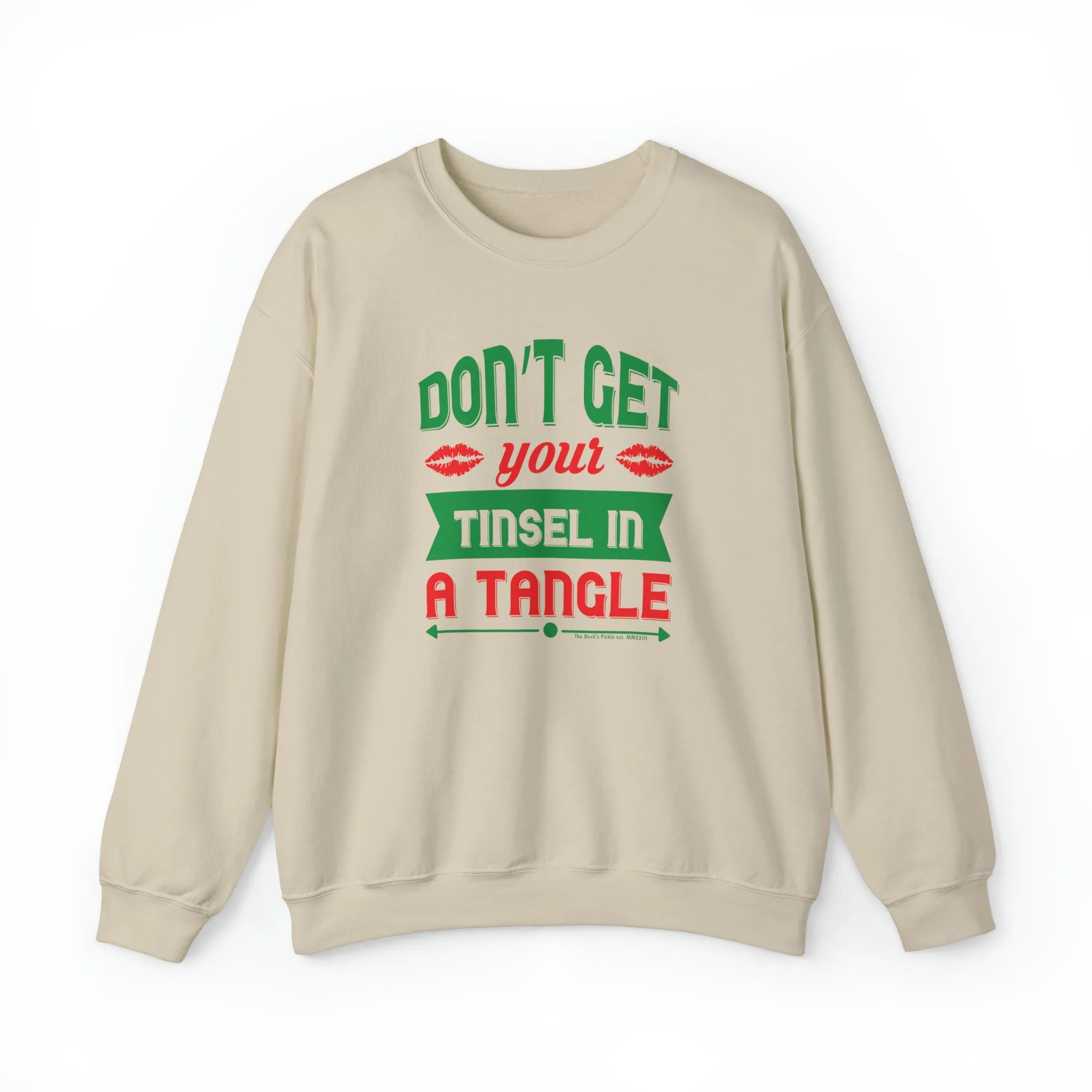 Don't Get Your Tinsel In A Tangle Crewneck Sweatshirt