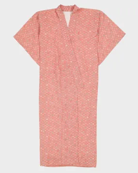 Dusky Pink Patterned Kimono - M / L