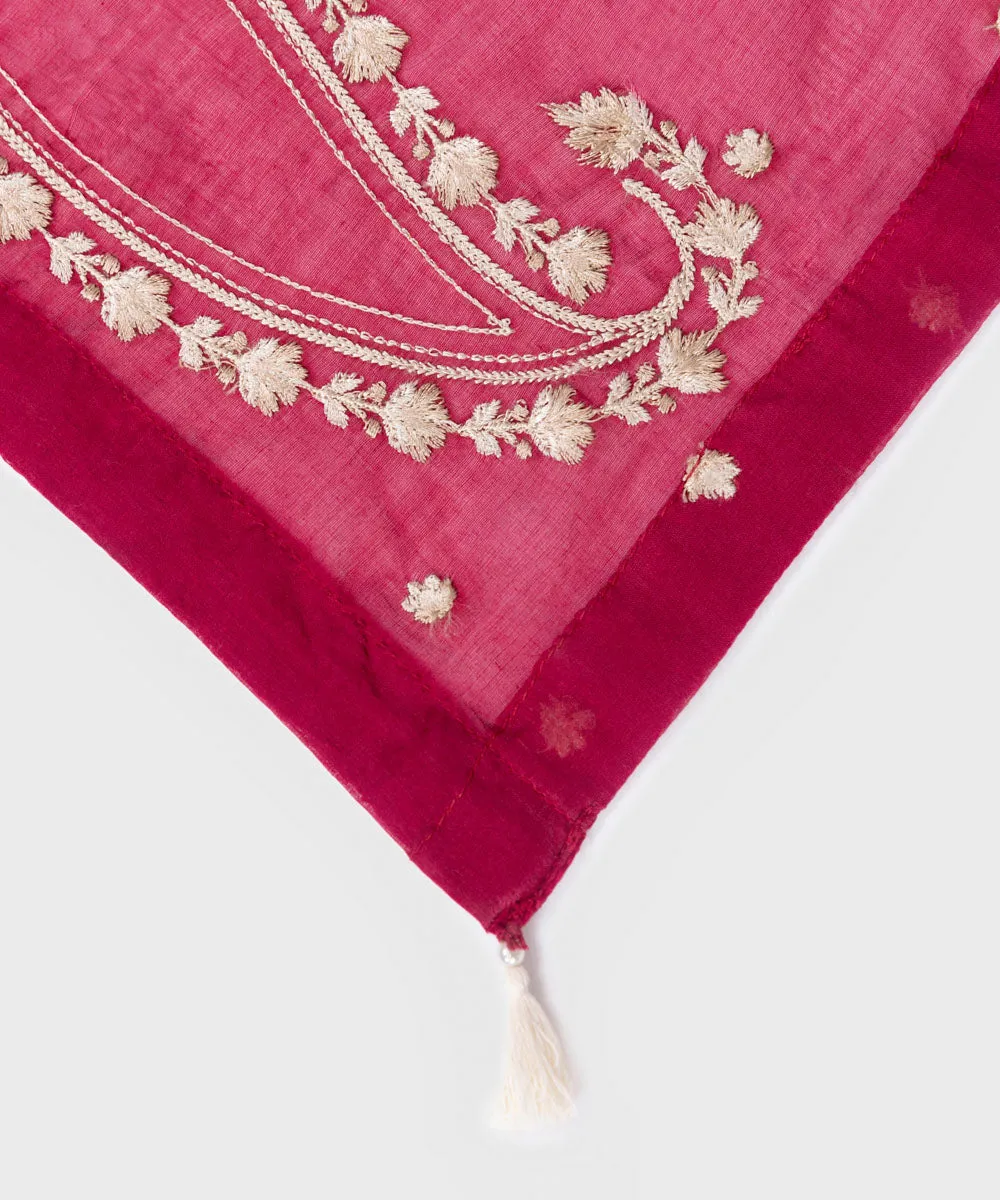 Embroidered Voile Dupatta