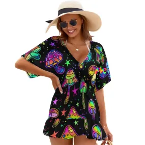 Fungi Dreamscape Swim Cover-Up