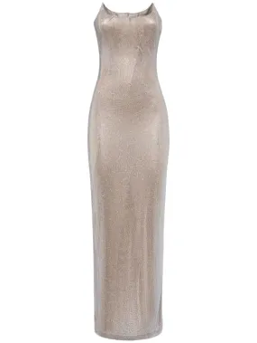 Giuseppe Di Morabito   Embellished strapless long dress 