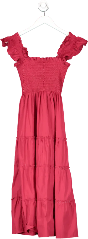 Hill House Red The Nap Dress UK XS