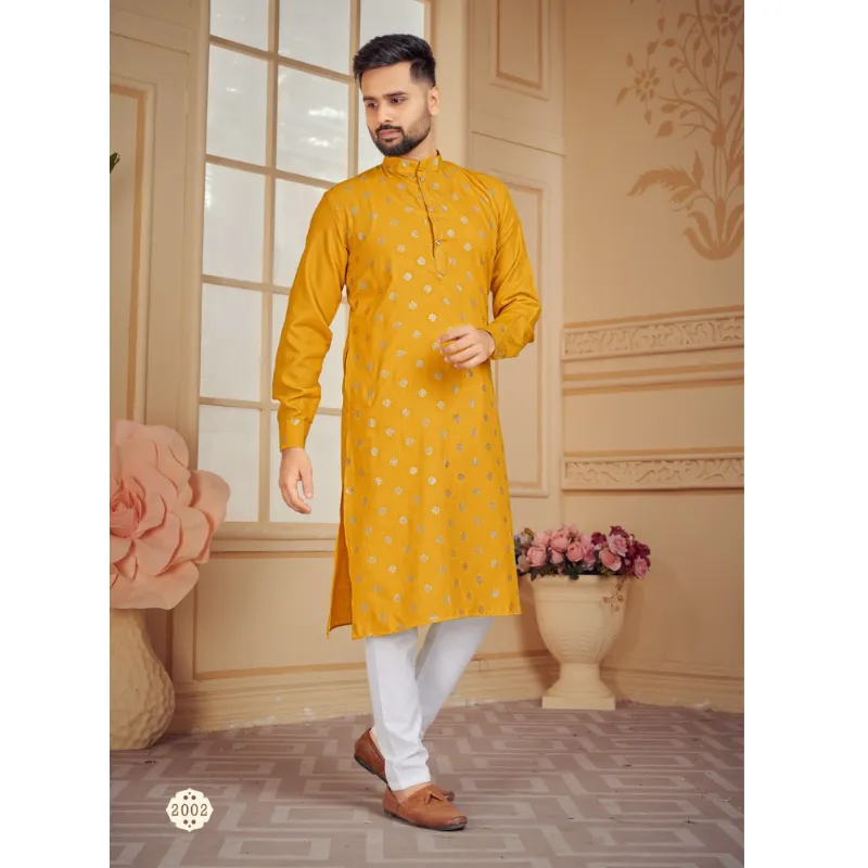 Men's Traditional Pure Cotton Kurta with Pajama set