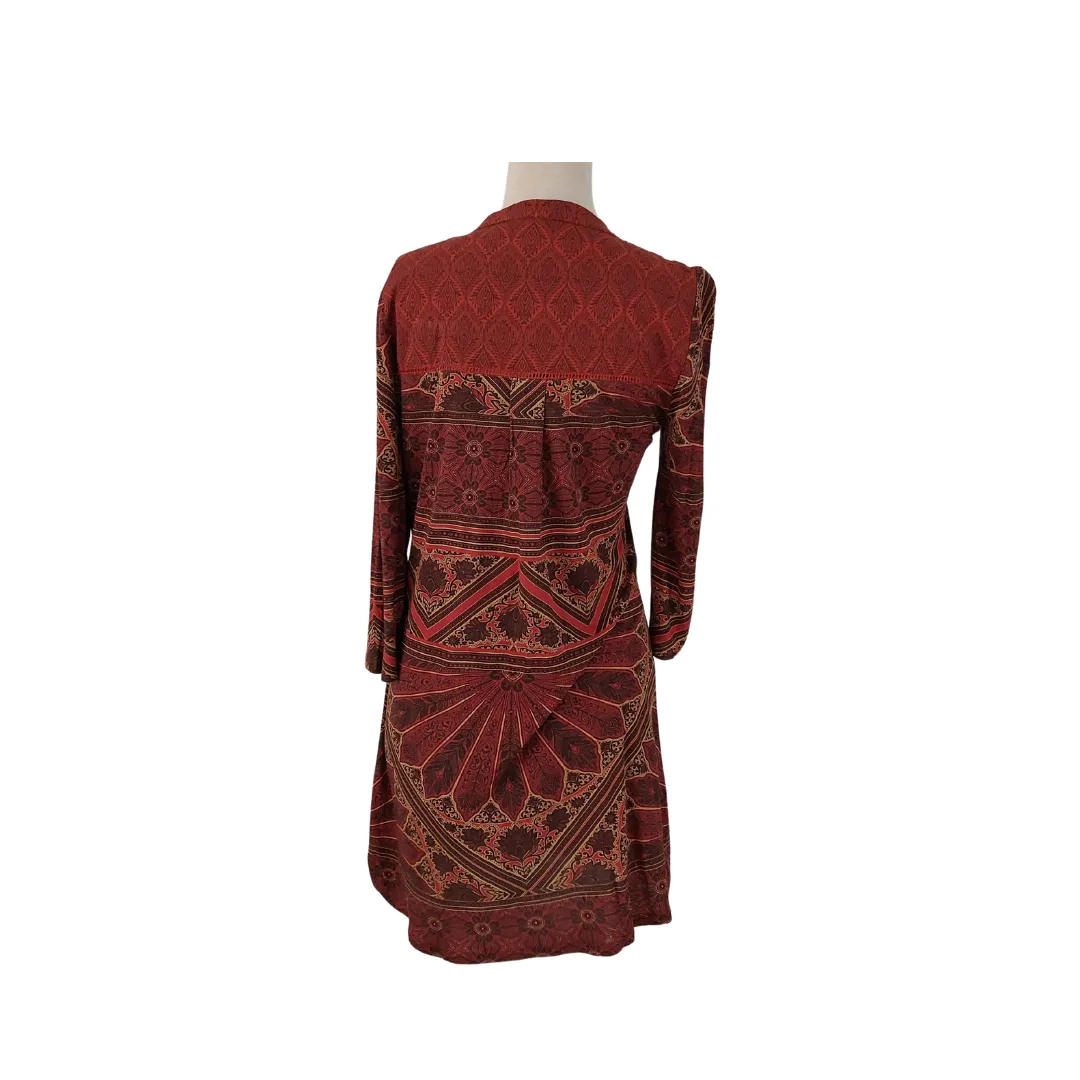 NEXT Rust Ethnic Tunic | Gently Used |