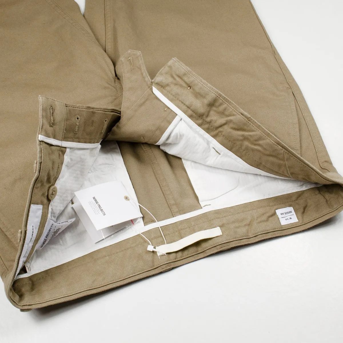 Norse Projects - Aros Heavy Chino - Utility Khaki