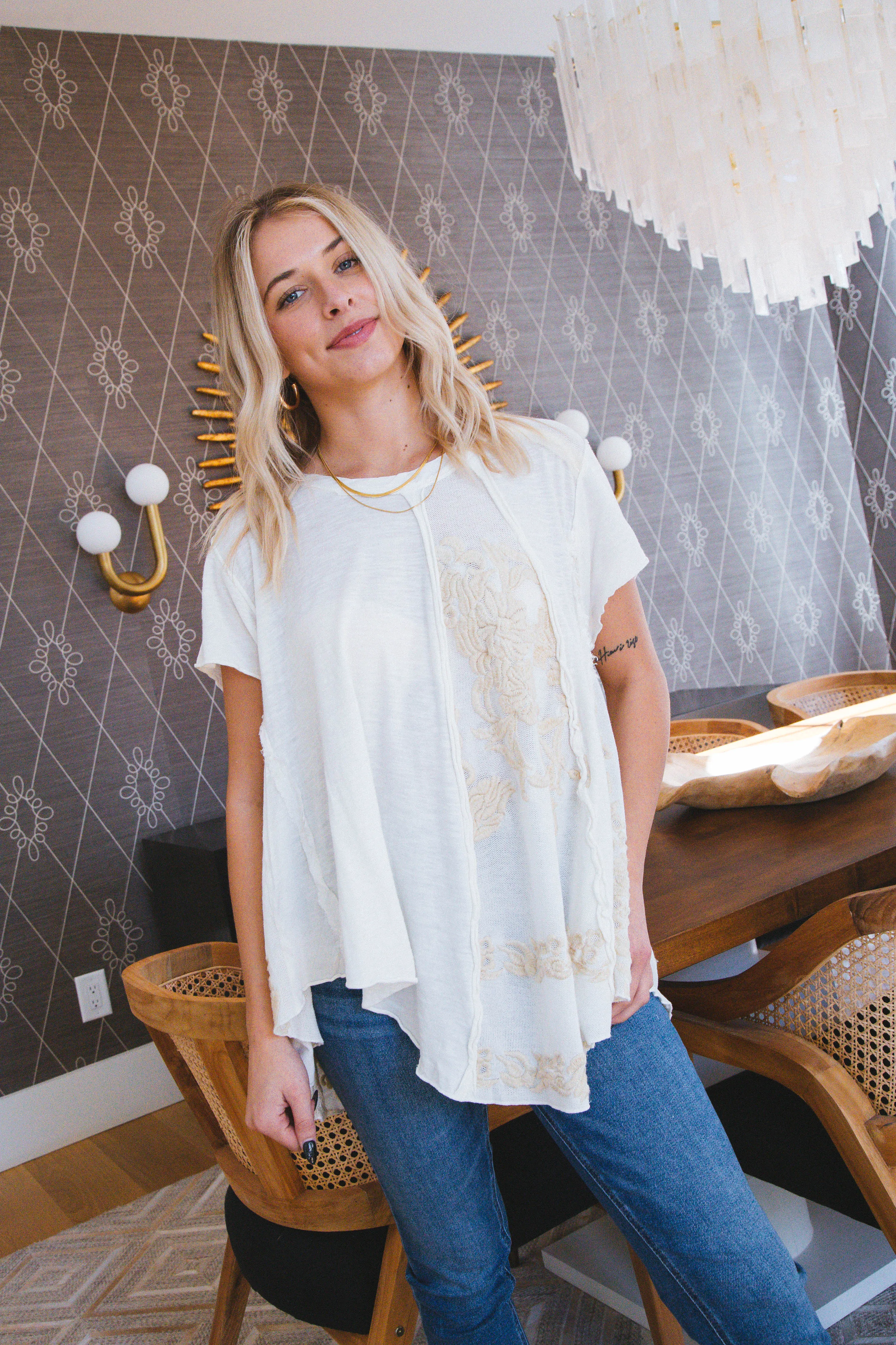 Palermo Tunic, Ecru | Free People