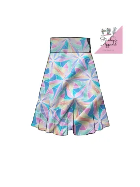 pastel organic Adult Skater skirt