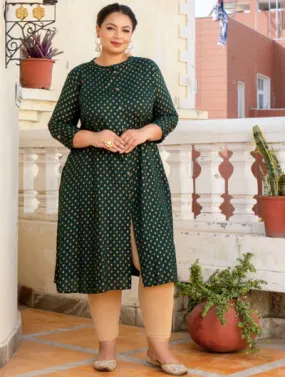 Plus Size Green Kurti UK Next Day