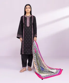 Printed Zari Voile Dupatta