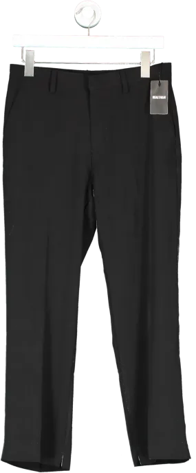 RealTakai Black Regular Fit Straight Leg Trousers  BNWT UK L