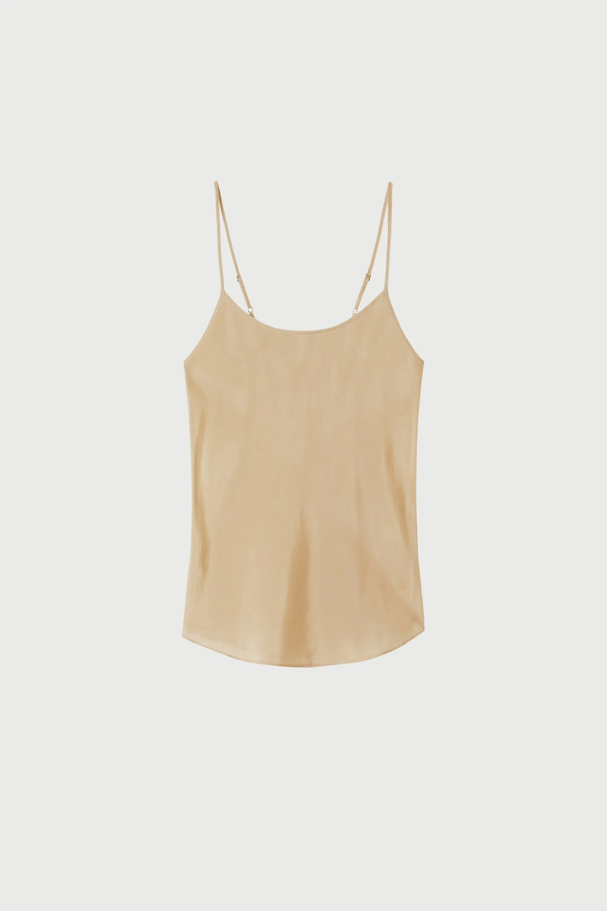 Silk Hab Round Neck Cami