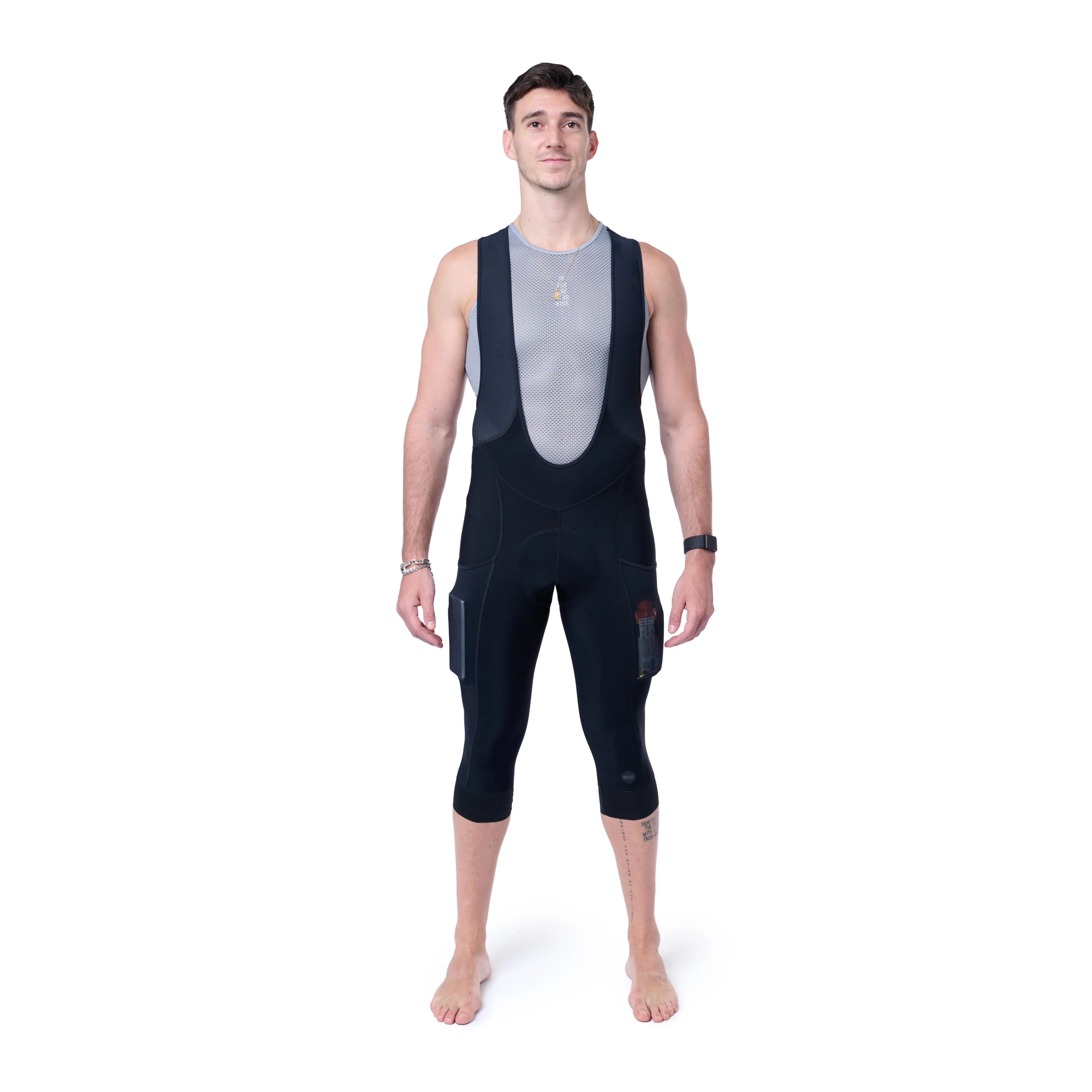 The 3/4 Cargo Winter Bib Tight with Pockets (Men's)