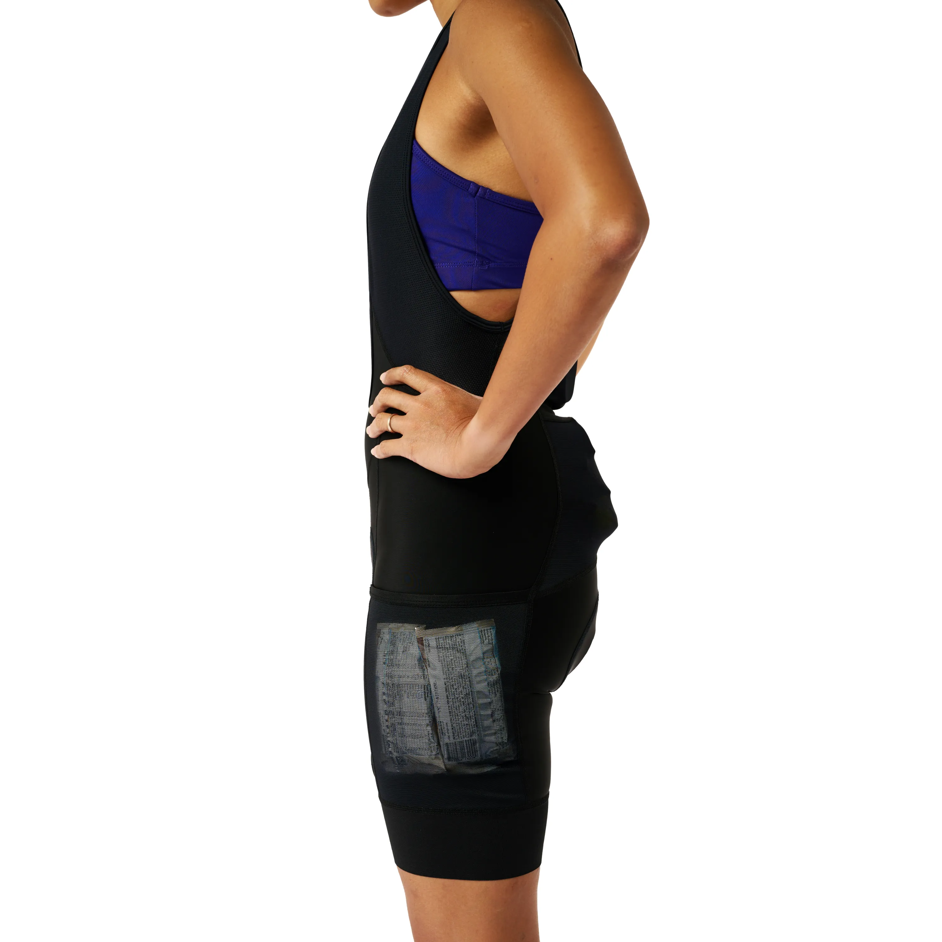 The Cargo Bib Short (Women's) with Pockets