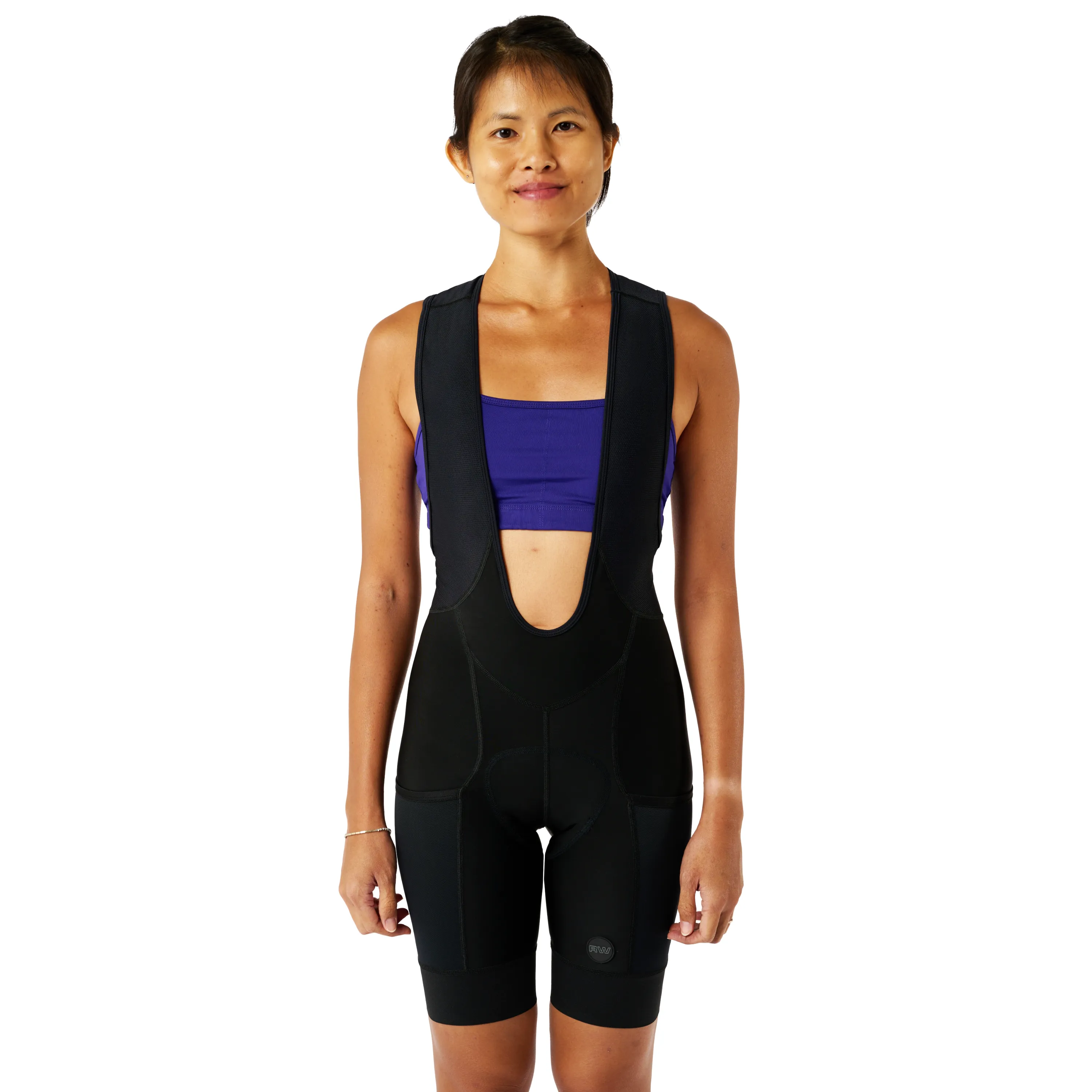 The Cargo Bib Short (Women's) with Pockets