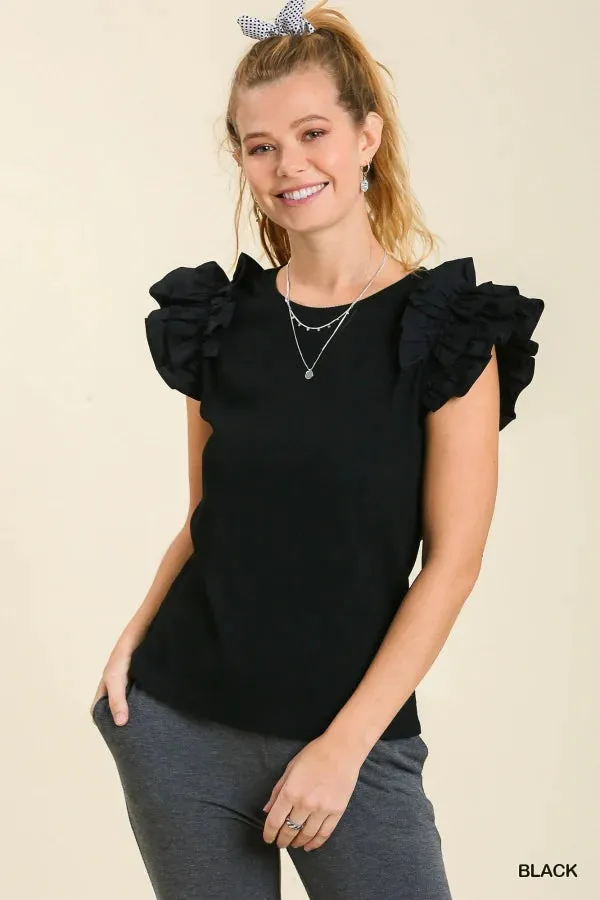 Tiered Ruffle Top